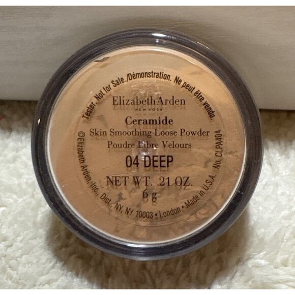 Elizabeth Arden Ceramide Skin Smoothing Loose Powder 04 Deep 0.21 Oz - Picture 2 of 3